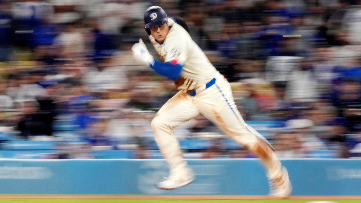 53本目の盗塁を決めたドジャースの大谷翔平選手（写真：AP/アフロ）