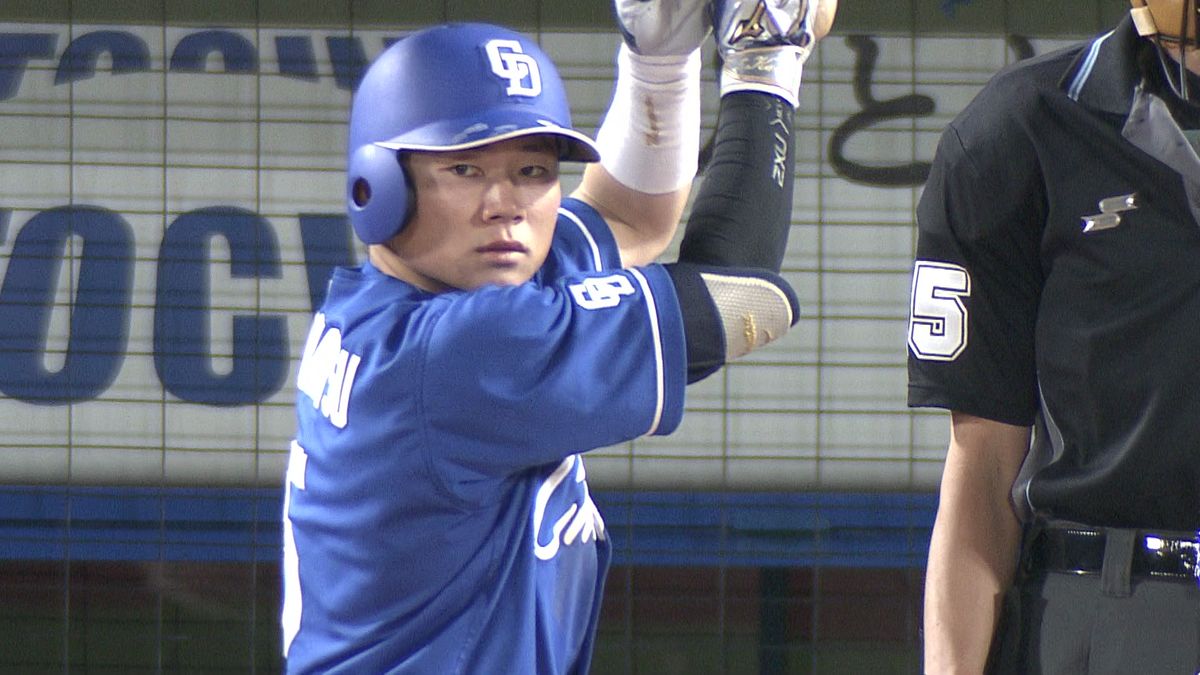 打撃好調の中日・村松開人選手