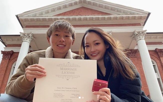 サッカー横山久美　米国での結婚を発表