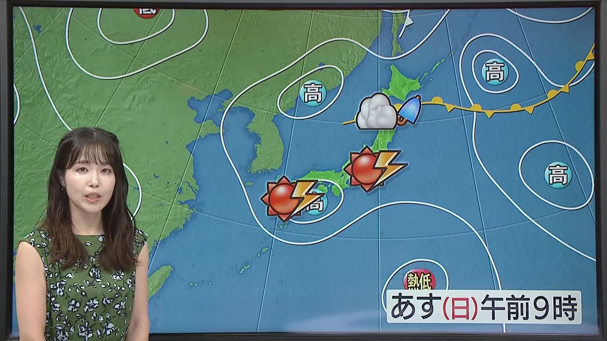 【天気】午後は山沿いを中心に激しい夕立も　危険な暑さが続くので熱中症に厳重警戒