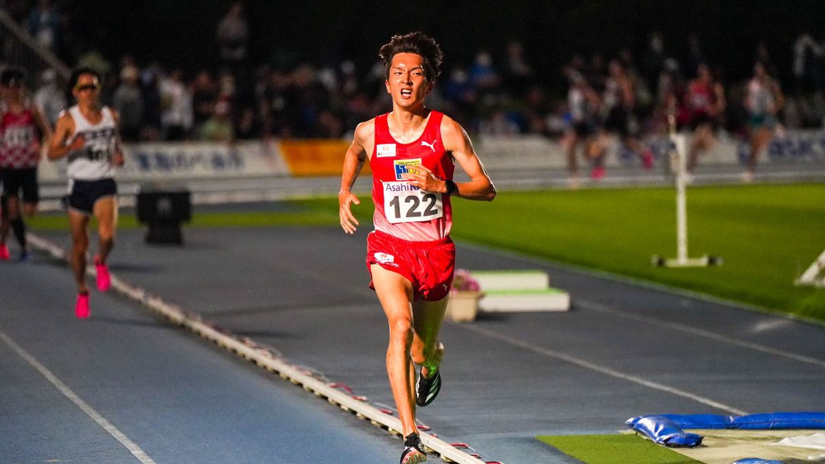 組1着と勝ち切るレースを見せた城西大4年の平林樹選手