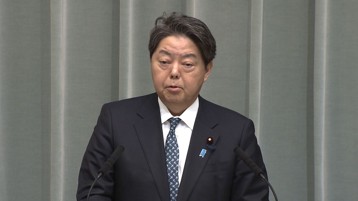 米ウクライナの停戦案　林長官「戦闘終結に向けたプロセスの一歩として歓迎」