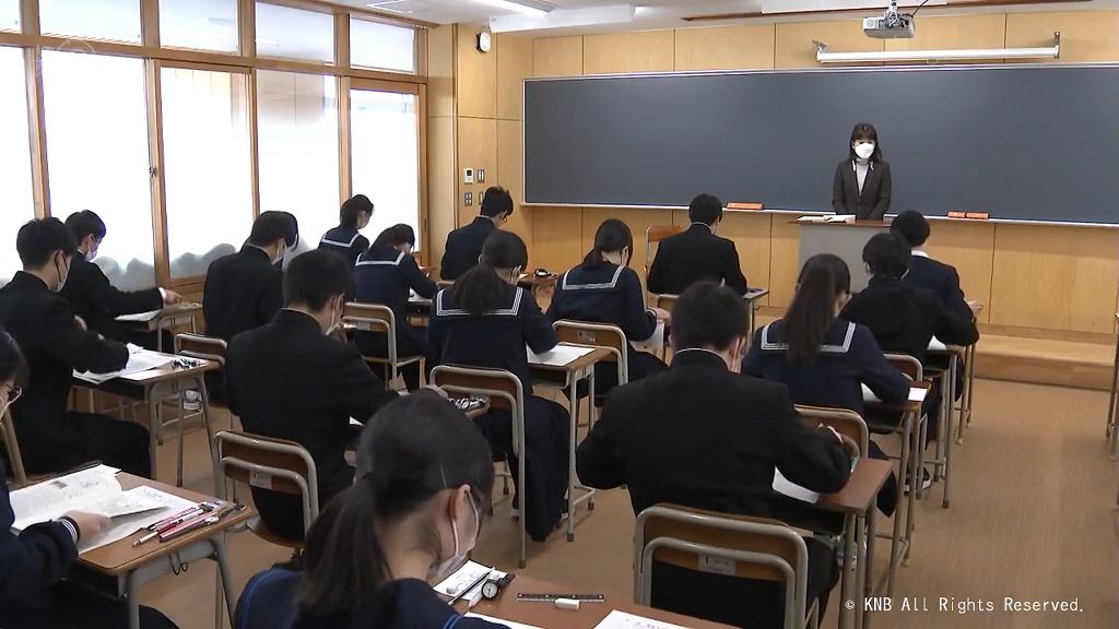 5218人が挑む　富山県立高校一般入試始まる　