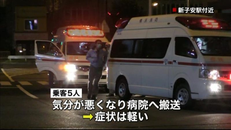 京浜東北線、運転見合わせ　乗客５人搬送