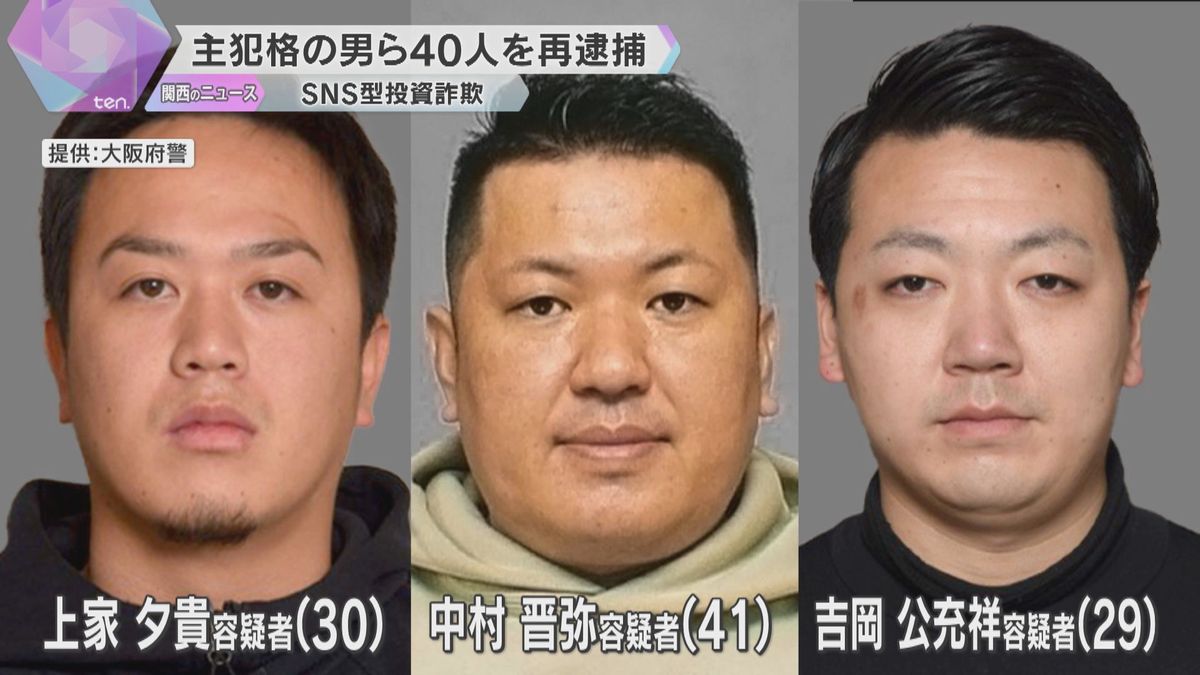 SNS型投資詐欺「利益を安定的に出す魔法がある」主犯格ら40人再逮捕　公開手配中の3人の行方追う