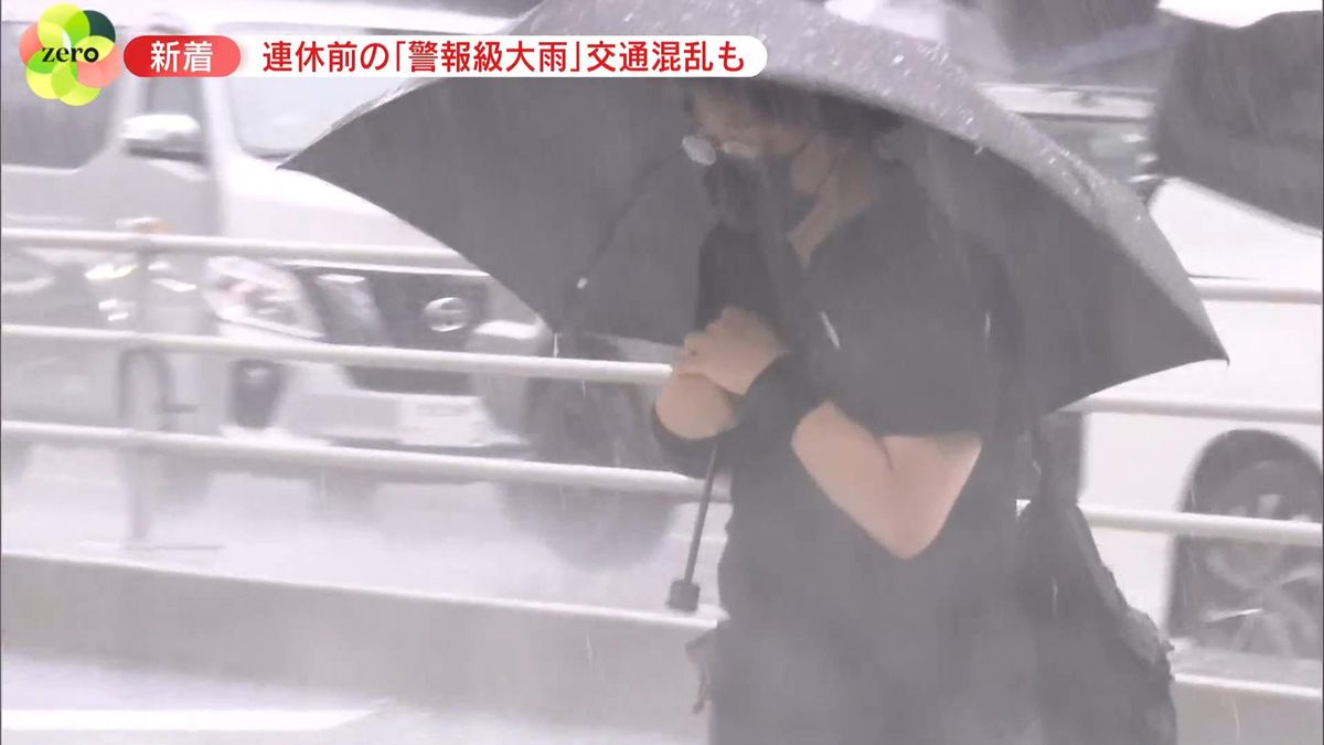 3連休前…関東で“大雨”　「身も心もやられた…」　新幹線は夜もダイヤ乱れ　16日も天気の急変に注意