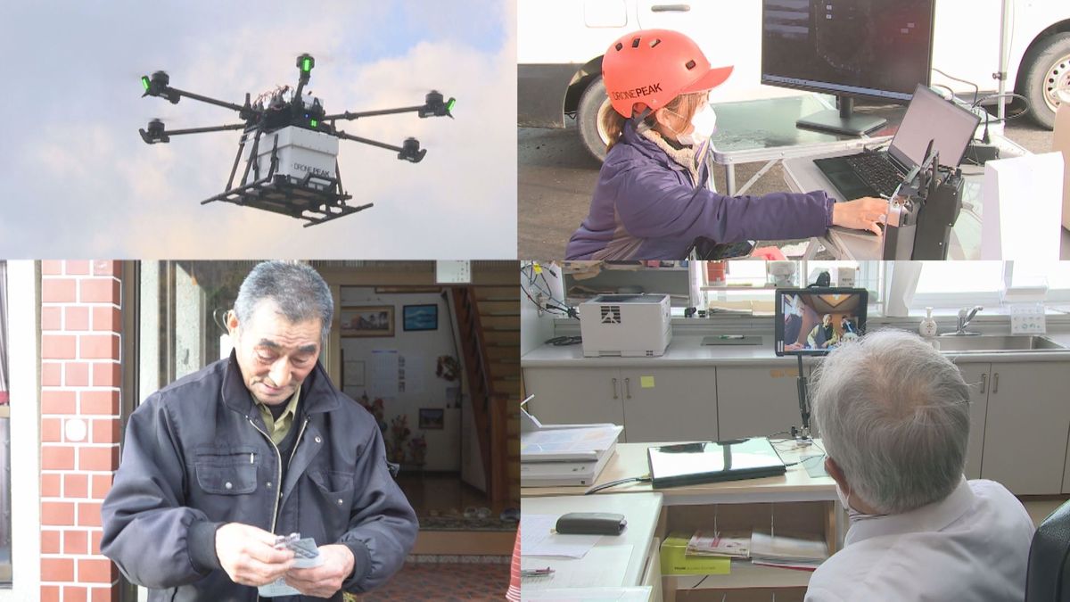 ドローンで医薬品配送　八幡平市で実証実験　岩手