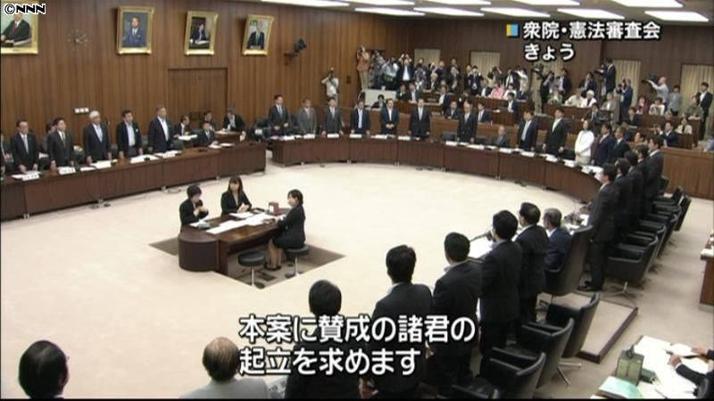 国民投票法改正案が審査会で可決