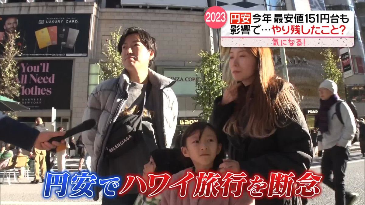 値上げラッシュ・円安・記録的猛暑…今年やり残したことは？　世相にとらわれない人も