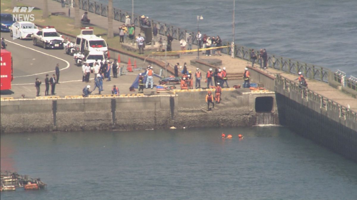 下関・唐戸市場そばの岸壁から車両が海に転落 1人救助も死亡確認