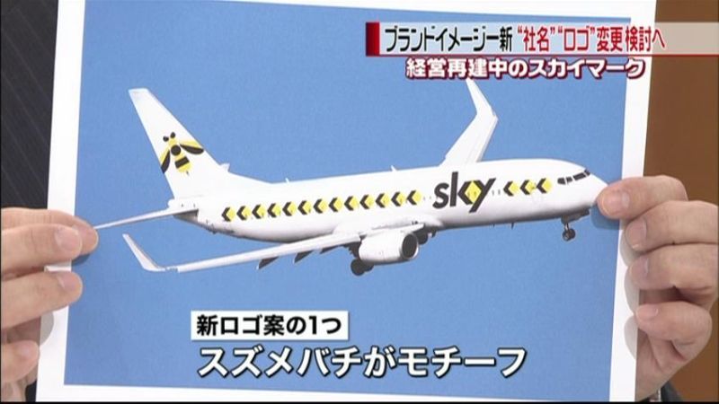 スカイマーク、社名やロゴの変更を検討へ（2015年4月3日掲載）｜日テレNEWS NNN