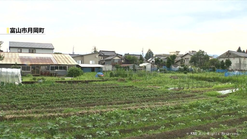 自宅そばの畑で81歳男性死亡　熱中症の可能性も　富山市　