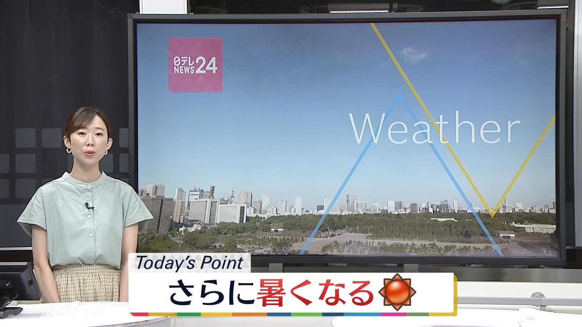 【天気】東北から九州、沖縄にかけ晴れ　西日本、所々でにわか雨や雷雨
