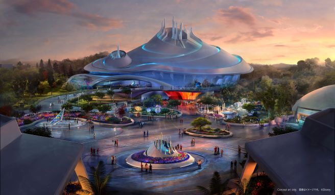 2027年完成の新しい『スペース・マウンテン』(c)Disney