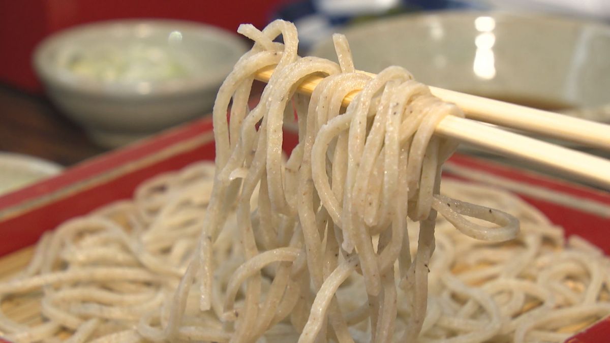 寒中挽き抜きそば15日から天童市のそば店で提供　「豊かな甘みとそばの風味」