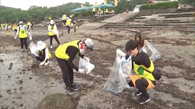 きれいな海岸をいつまでも　ボランティアが清掃活動　【大分】