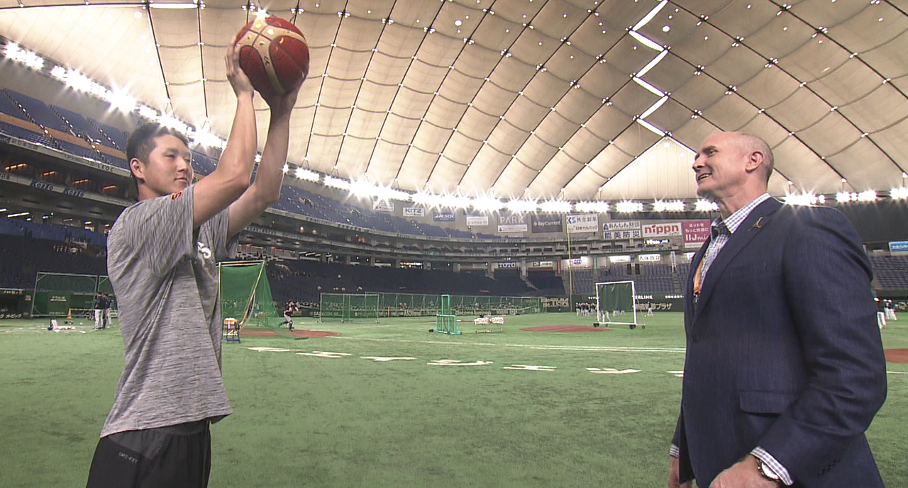 【バスケW杯】身長2m超え　巨人・秋広優人はバスケ未経験も「ゴール下にいて」と頼まれたことも