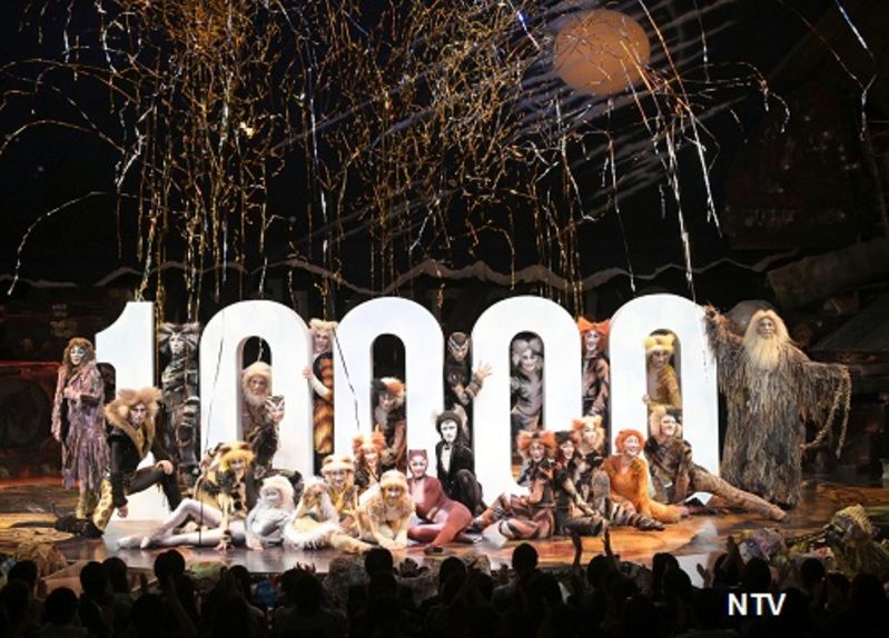 キャッツ、日本公演通算１万回達成！