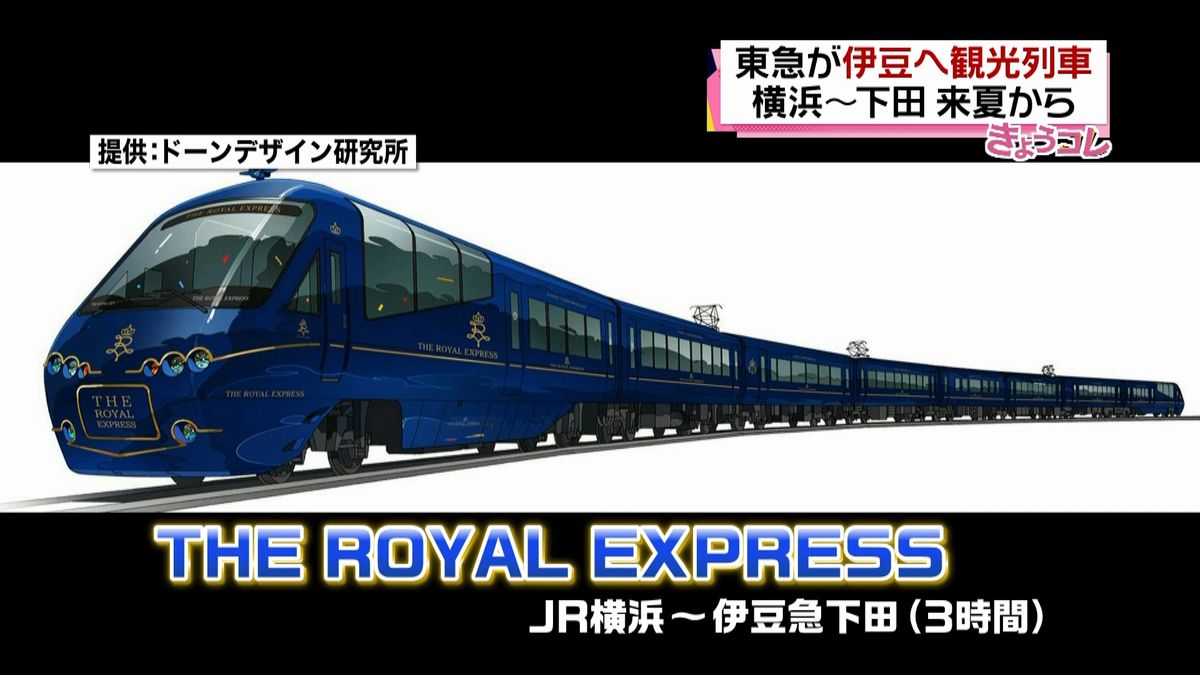東急　横浜～下田結ぶ、新観光列車を発表