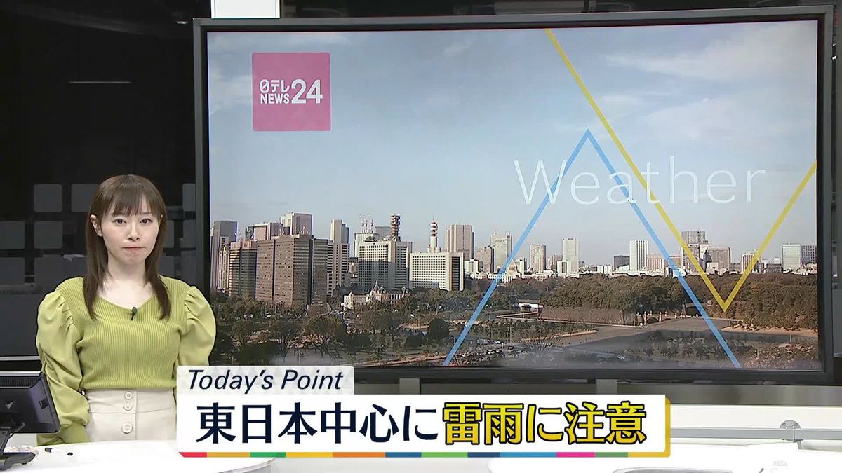【天気】西日本は回復、東日本と北日本は午前中心に雨