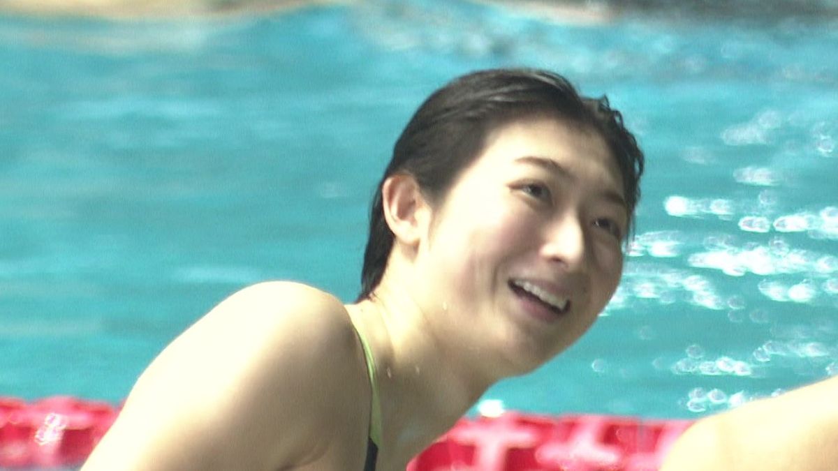競泳・池江璃花子が今年初レース「病気をしないようにすることと気持ちを強く持てるように」