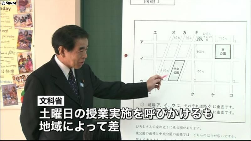 下村文科相が“土曜授業”の教壇に