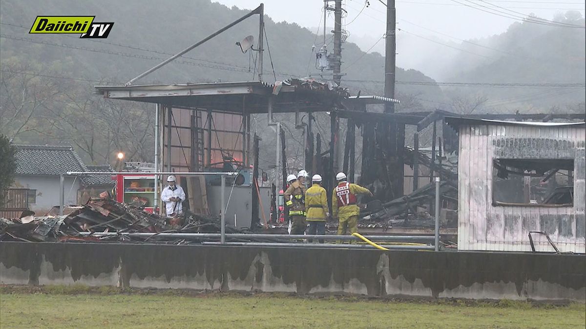 １人暮らしの住宅で火事　焼け跡から遺体見つかり７８歳男性と連絡とれず（静岡・森町）