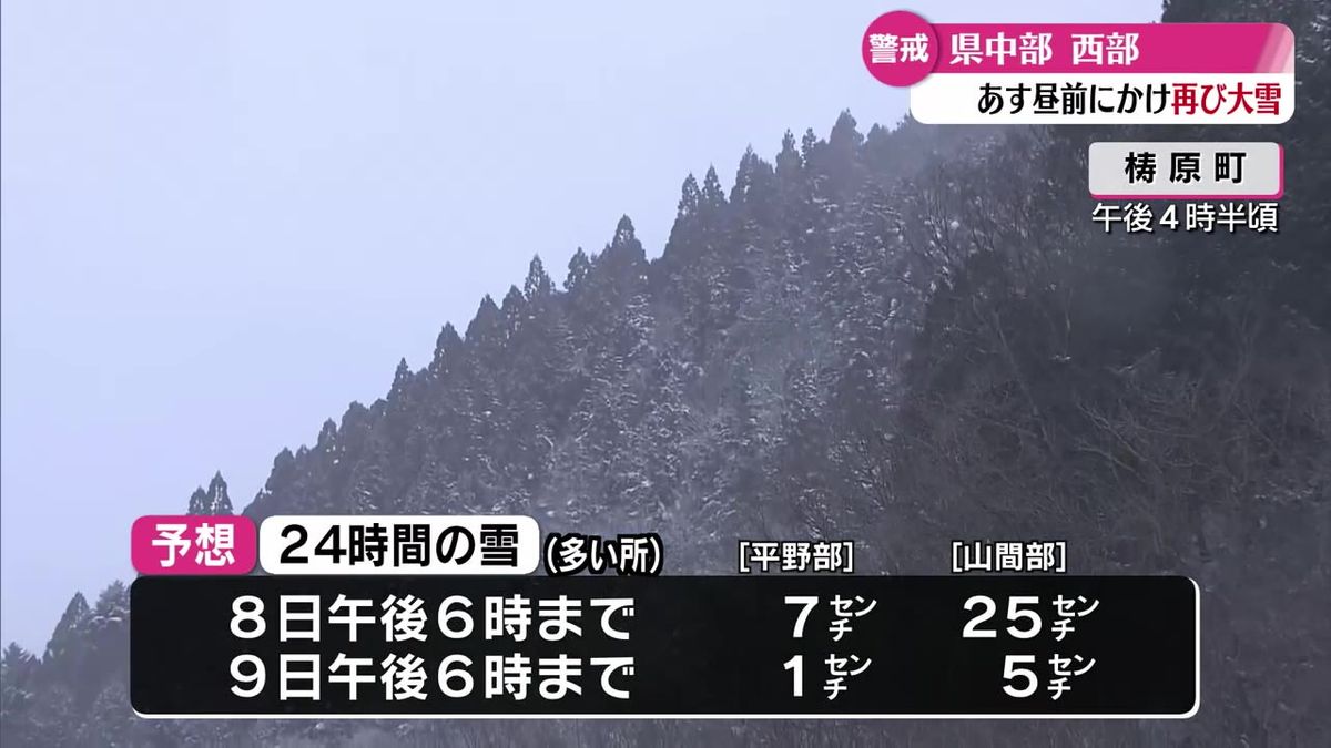 冬型の気圧配置が続き中部と西部では再び大雪となる見込み【高知】