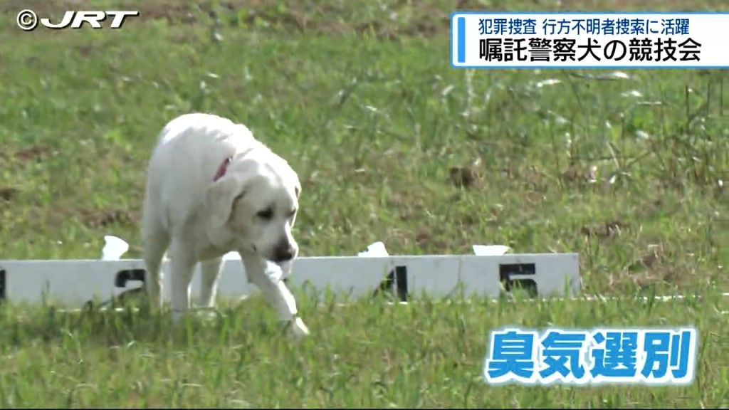 嘱託警察犬の競技会　犯罪捜査や行方不明者の捜索などで活躍【徳島】