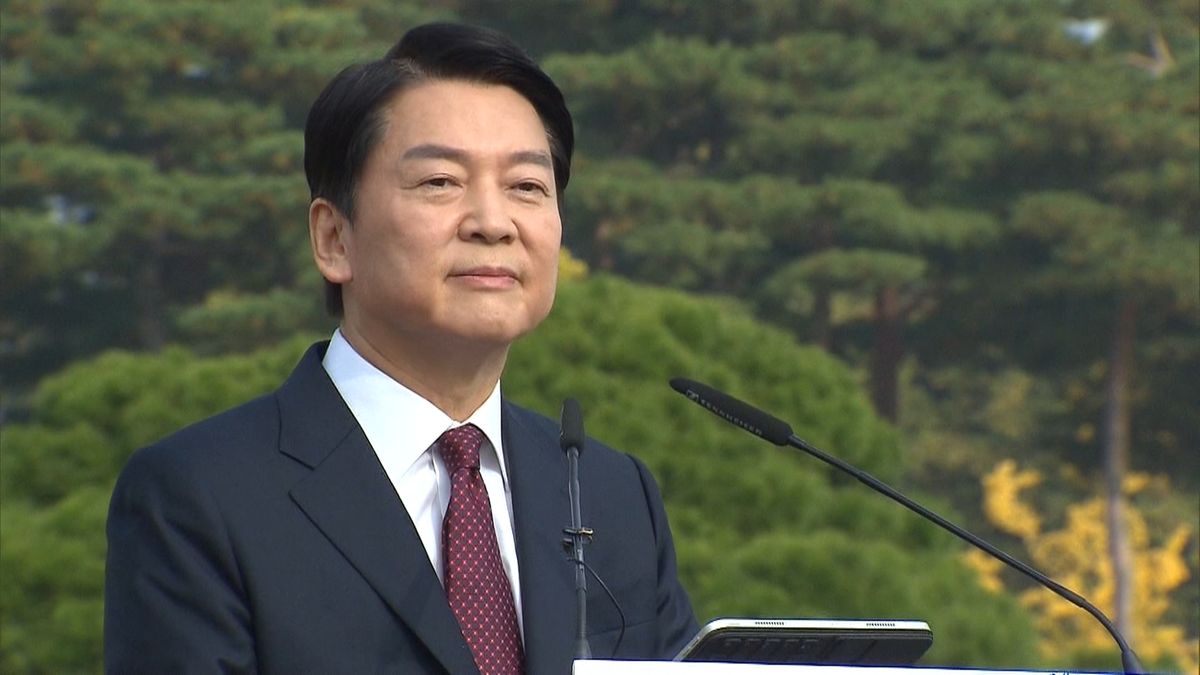 韓国大統領選　中道系野党・安氏が出馬表明