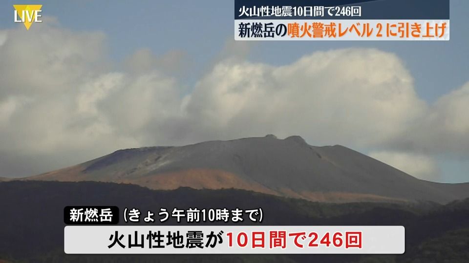 【速報】新燃岳噴火警戒レベル2へ引き上げ　2年4か月ぶり