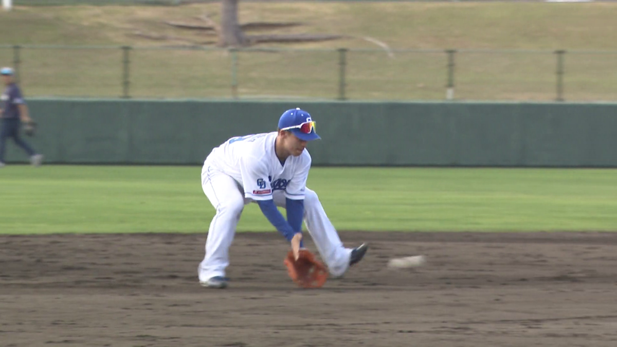 練習に励む辻本選手