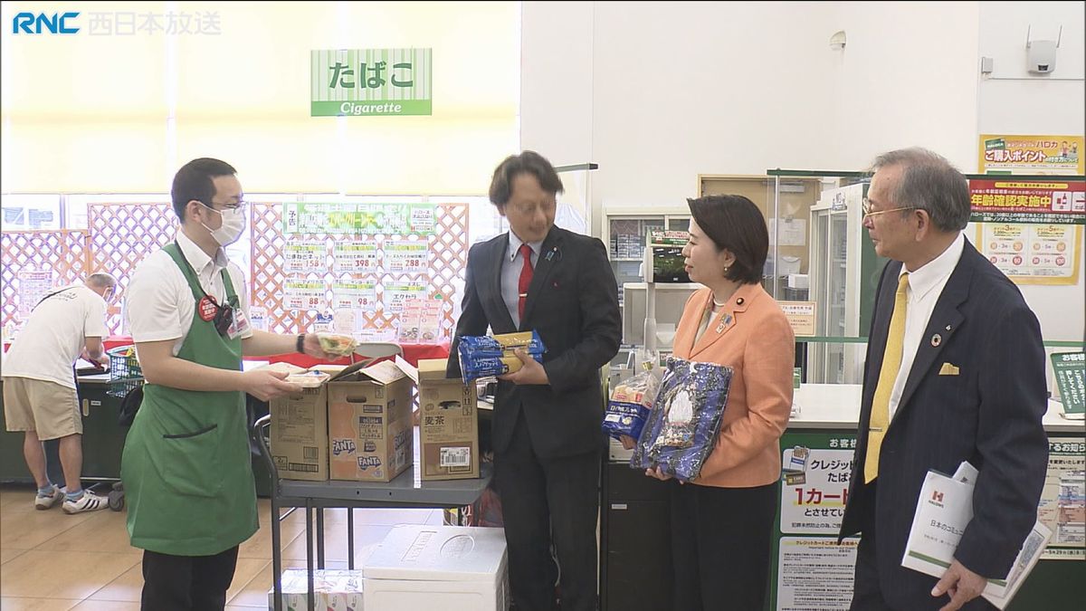 食品ロスと生活困窮者をつなぐ　自見英子消費者食品安全担当相が岡山県の現場視察