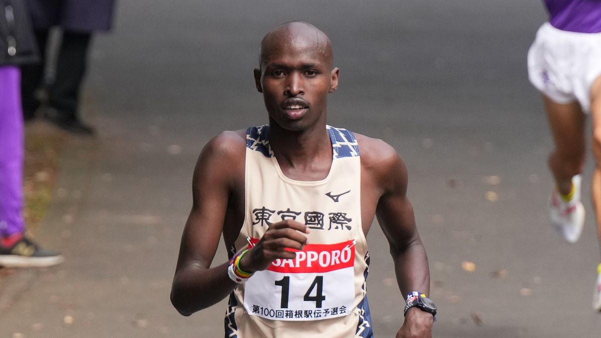 東京国際大1年生のリチャード・エティーリ選手(写真:日刊スポーツ/アフロ)※写真は昨秋の箱根駅伝予選会