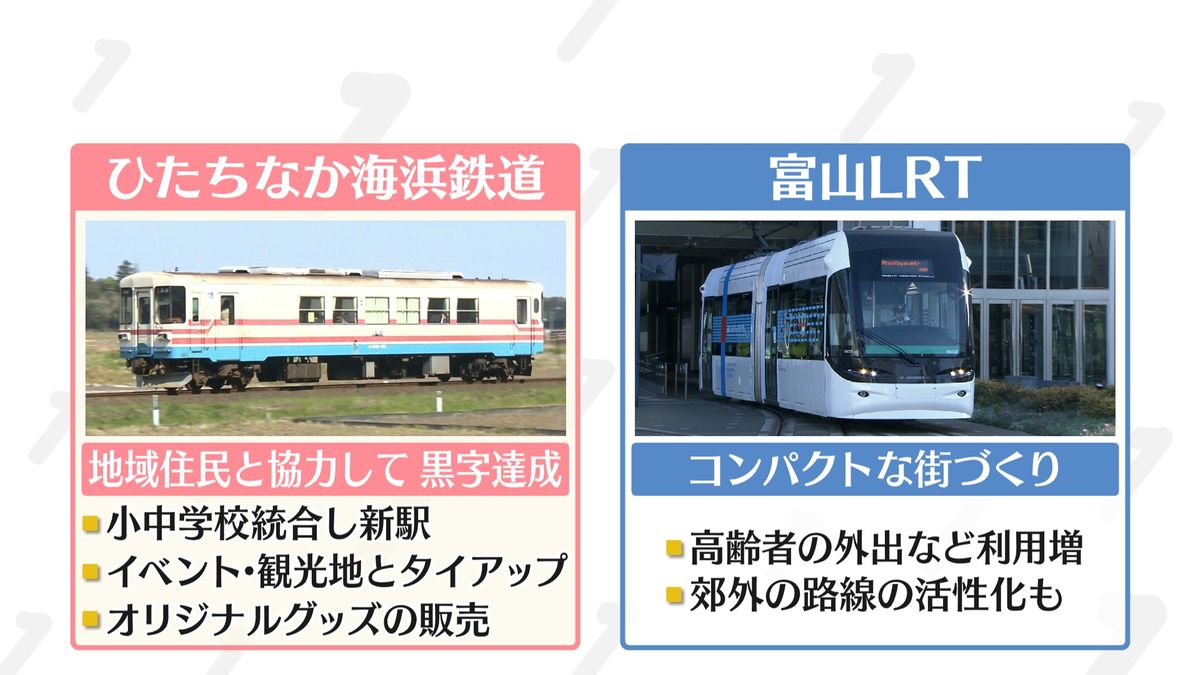 「ひたちなか海浜鉄道」と「富山LRT」