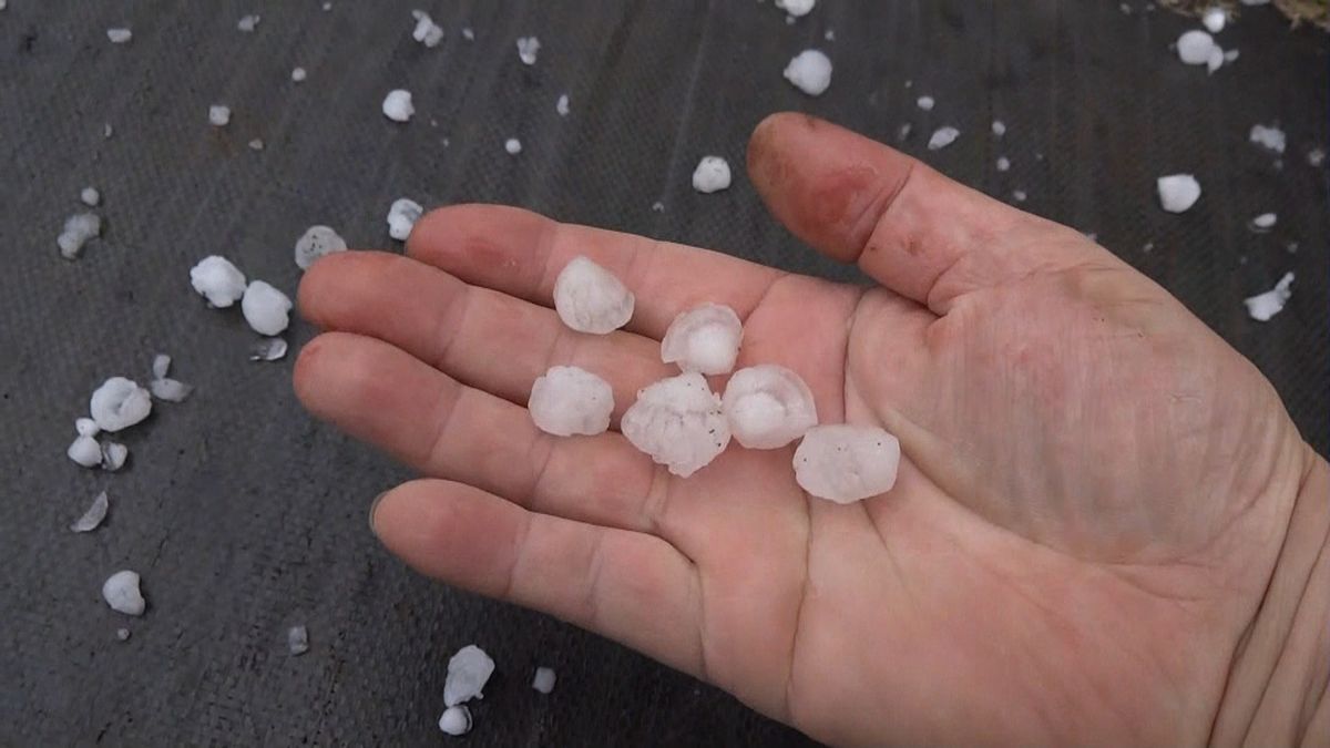 大気不安定…関東の一部で“強烈”ひょう