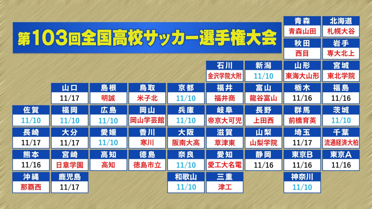 【高校サッカー】前橋育英＆流通経済大柏など“15校”が全国切符　龍谷富山、明誠、寒川は初出場が決定　