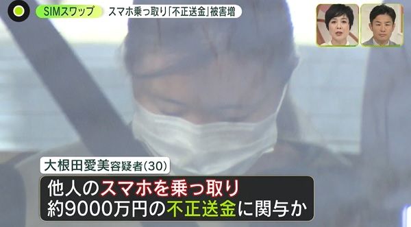 不正送金に関与か…30歳の女を逮捕