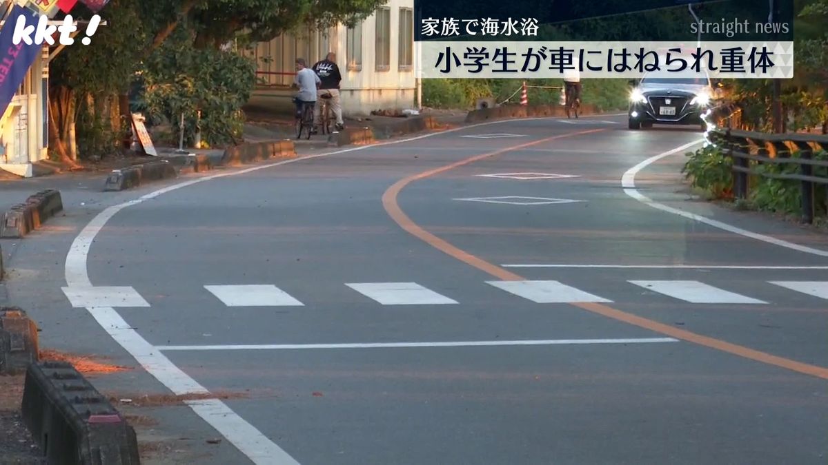 【交通事故相次ぐ】海水浴の小学生が横断歩道ではねられ重体 熊本市では死亡事故