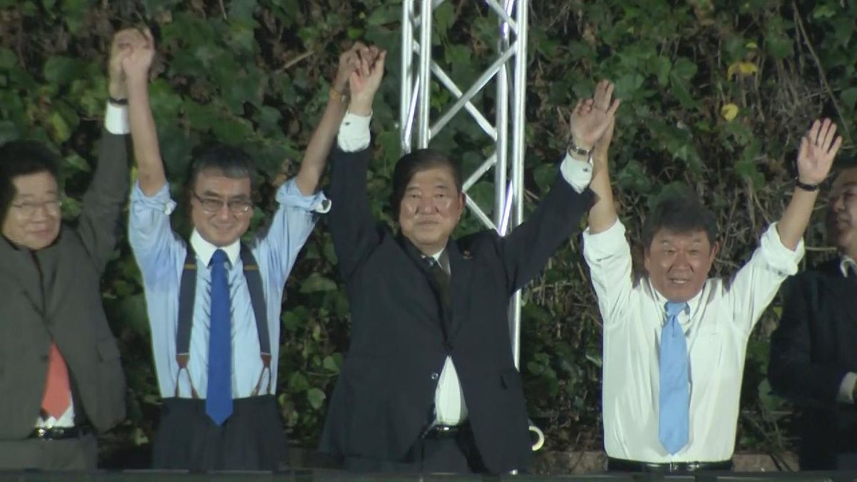 【自民党総裁選】過去最多9人が立候補　街頭演説会で党改革や経済・財政政策など訴え　名古屋・中区栄