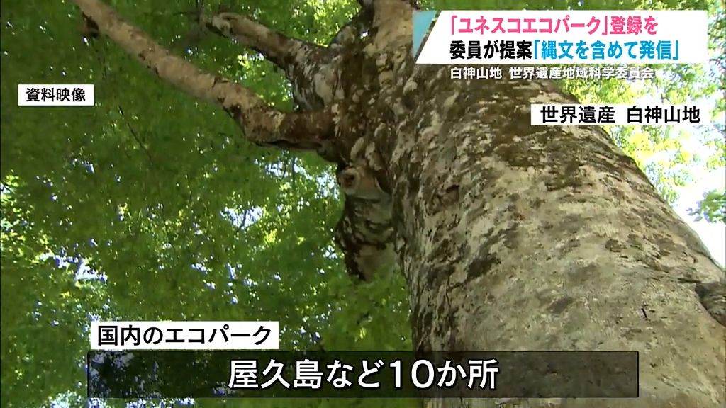 世界遺産・白神山地　ユネスコ「エコパーク」登録に向けた議論を提案