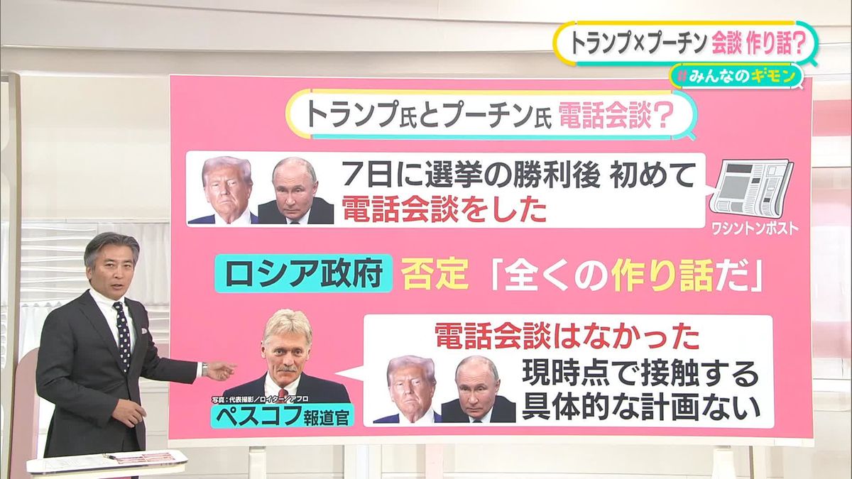 トランプ氏、プーチン大統領に“脅し”？…電話会談は「作り話」と露側が否定のワケ　各国でトランプシフト【#みんなのギモン】