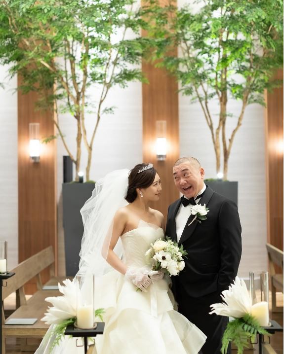 西野未姫、31歳年上の夫・山本圭壱との結婚式を報告　「けーと出会って結婚できて本当に幸せ」