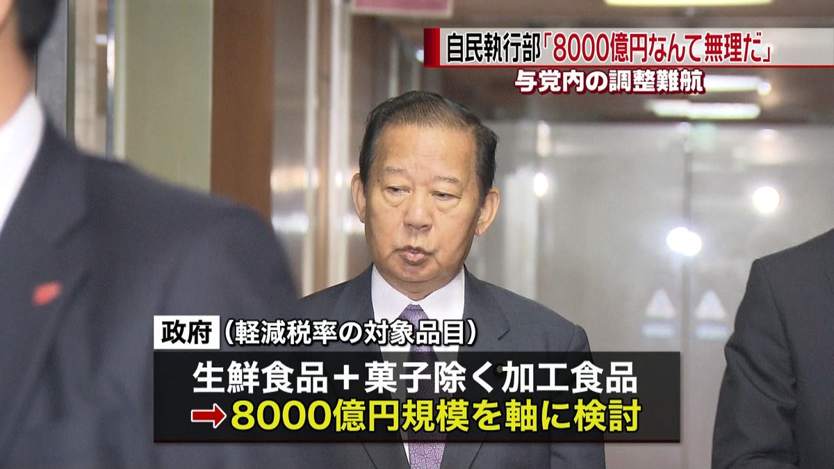 ８千億円なんて無理…自民党内から反発の声