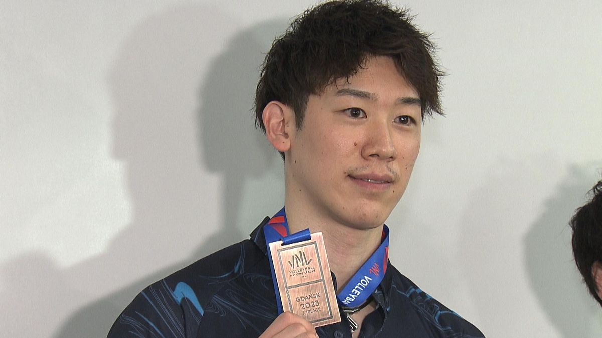 銅メダル獲得の男子バレーが帰国 キャプテン・石川祐希「まだ先がある」