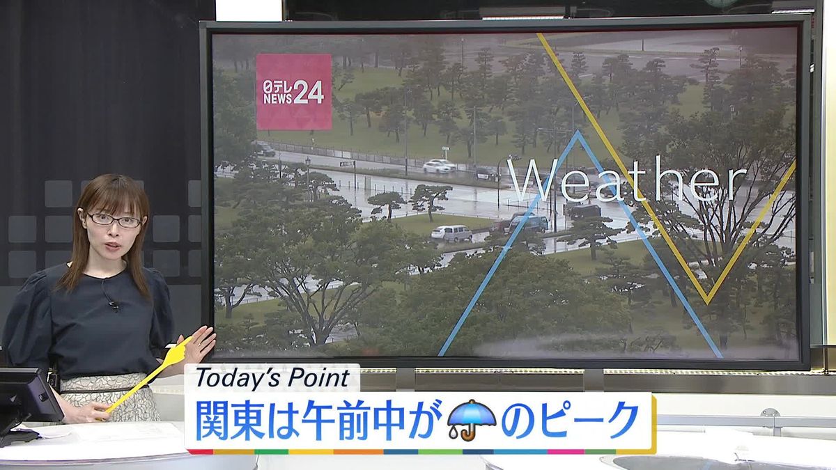 【天気】西日本、次第に晴れ間戻る　東日本、昼前後に雨やむ