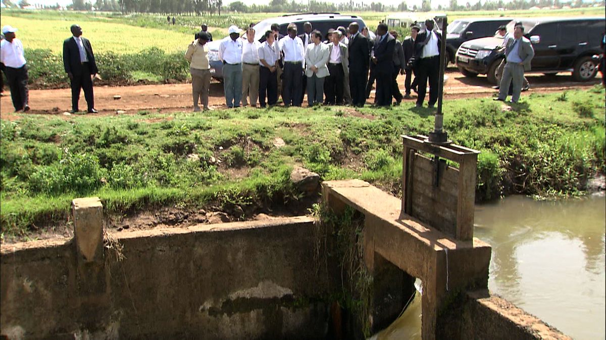 2010（平成22）年3月　ケニア・ムエア灌漑（かんがい）施設