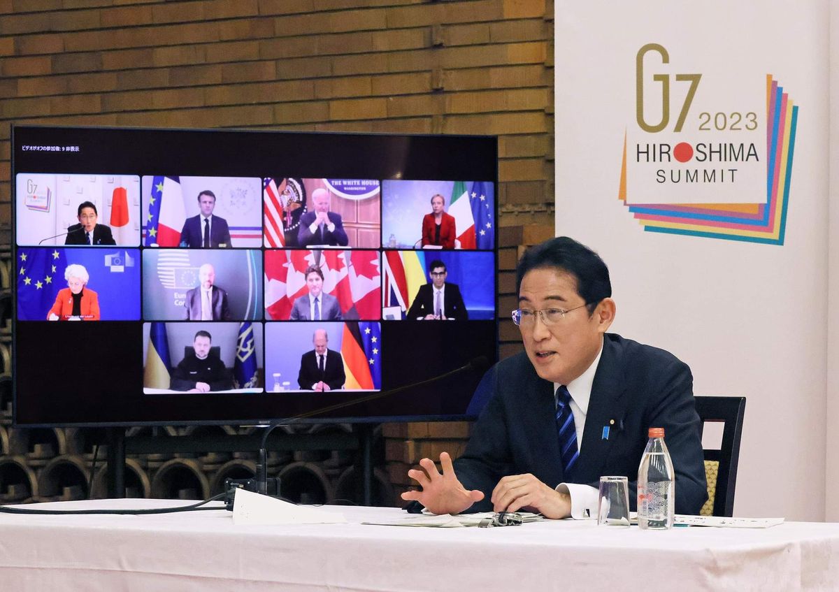 「核なき世界」の理念を掲げる岸田首相。今年のG7サミットは被爆地広島で開催される（首相官邸のTwitterより）
