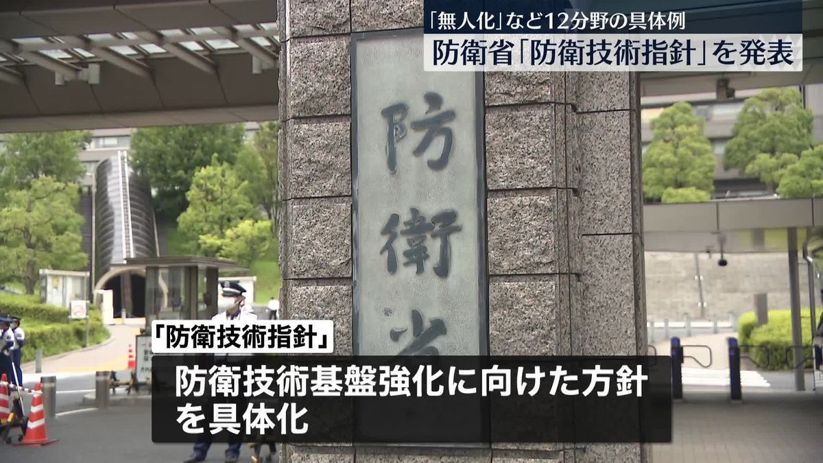 防衛省「防衛技術指針」を発表　“無人化”など12分野の具体例