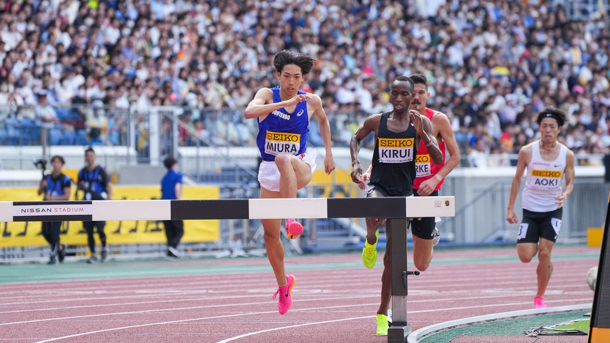 順大・三浦龍司が3000m障害の今季初戦で快勝「走り自体はまずまず」と手応え